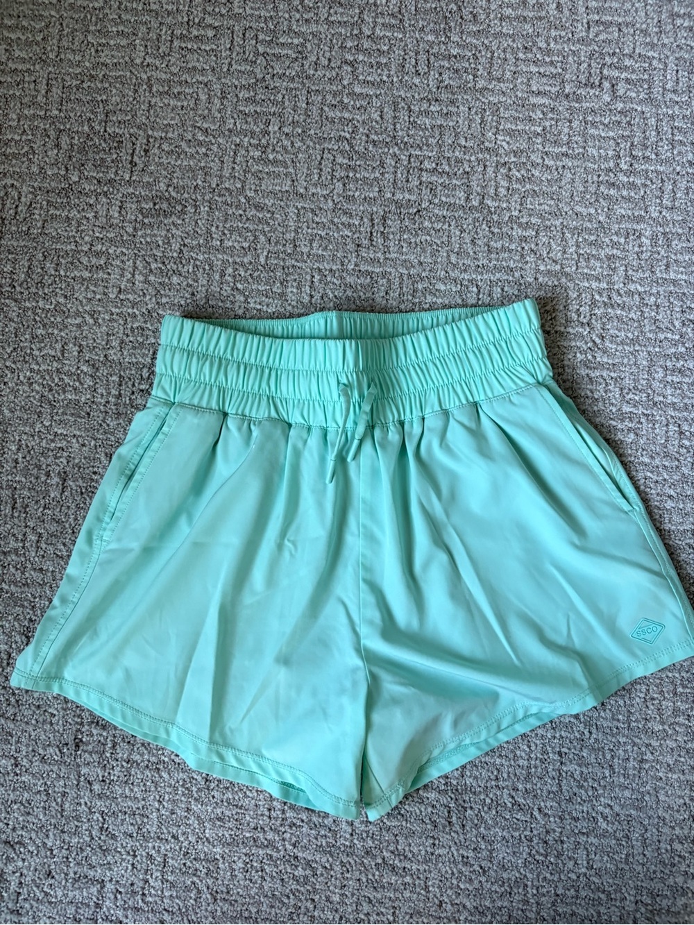 The Southern Shirt Company Aqua Athletic Shorts